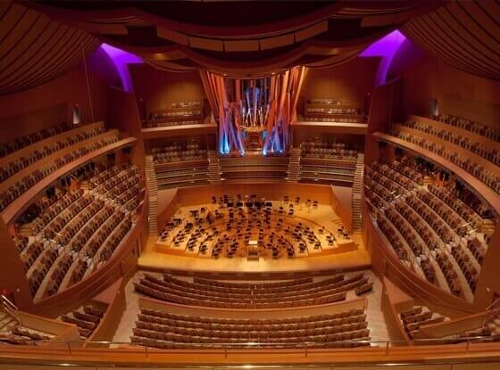 Frank Gehry: Walt Disney Concert hall (interior)