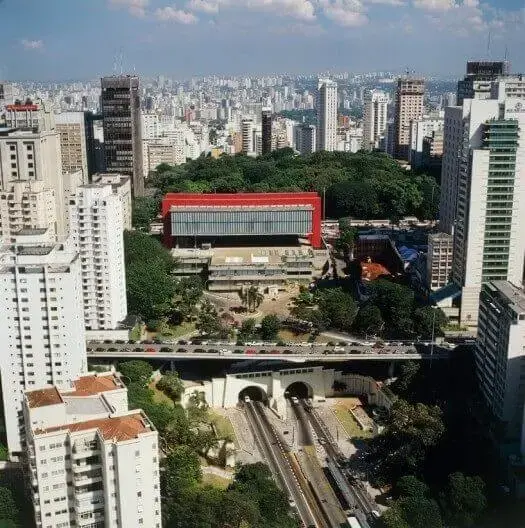 MASP: vista área