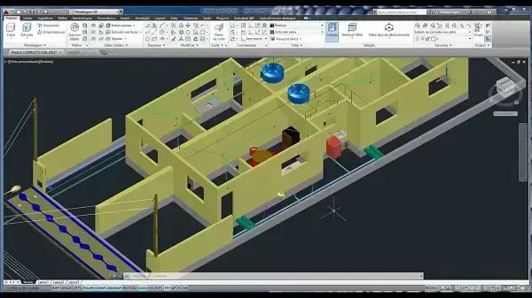 O que é Autocad: blocos em 3D