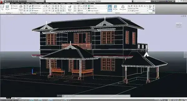 O que é autocad: casa 3D