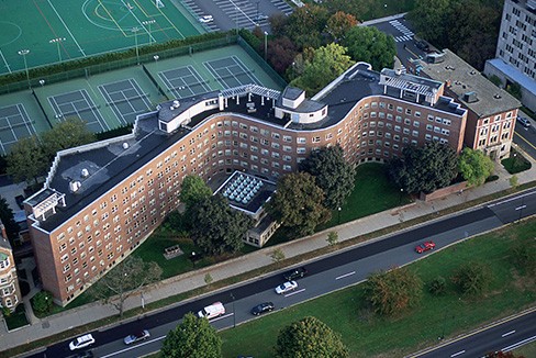 Alvar Aalto: Baker House - Vista aérea