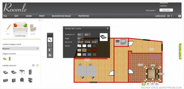 Programas de arquitetura online: roomle (foto: Microforce)