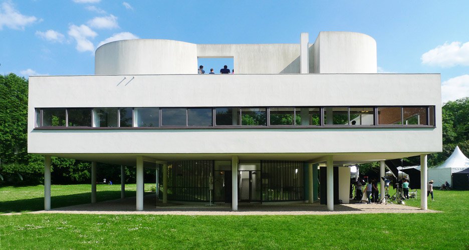 cinco-pontos-da-arquitetura-moderna-de-le-corbusier-vila-savoye-fachada