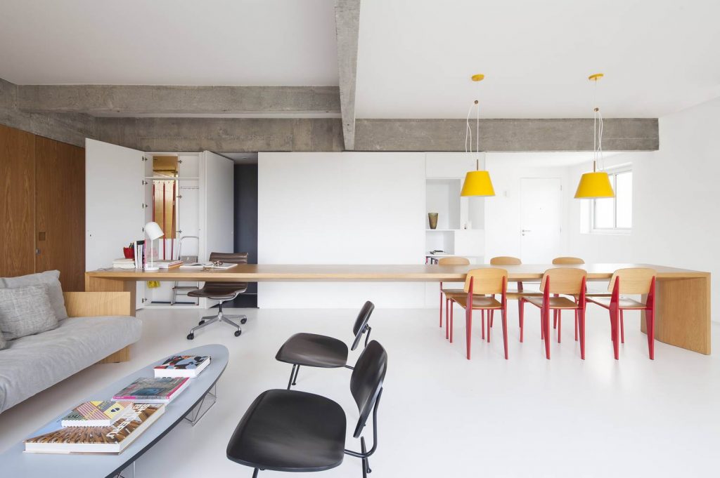 ar arquitetos: apartamento pantone - sala