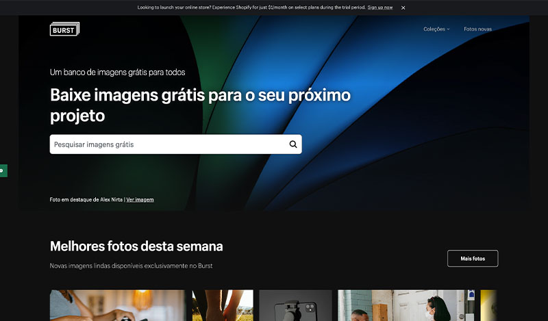 Melhores bancos de imagem: Burst é intuitivo e disponibiliza 1000 fotos de alta qualidade sem restrições de direitos autorais – Foto: Burst