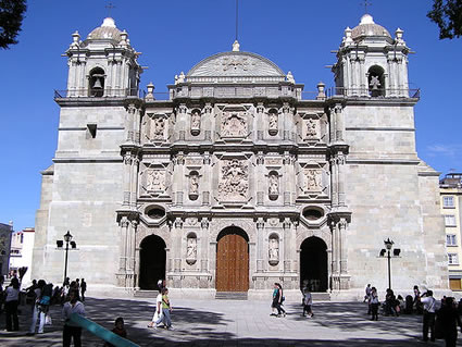 arquitetura-mexicana-catedral-oaxaca