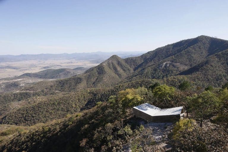 Obras de Alejandro Aravena: Mirante Las Cruces visto do alto