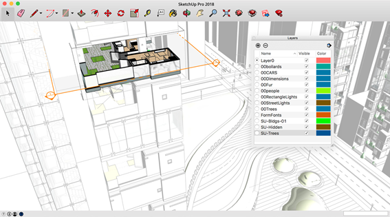 Importar-dwg-para-sketchup-Lidando-com-layers-em-SketchUp-Pro-2018