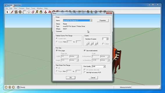 Importar-dwg-para-sketchup-imprimindo-folha-versao-pdf