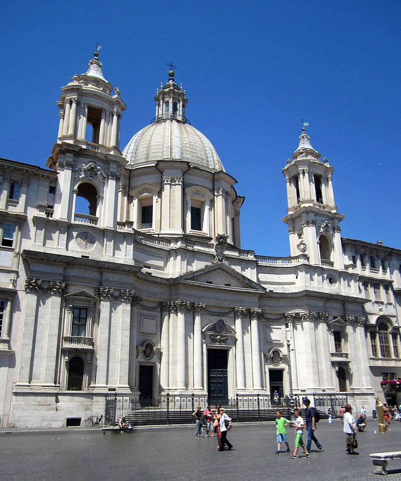 arquitetura italiana Sant'Agnese in Agone