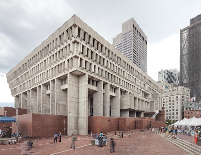 Arquitetura Brutalista: Prefeitura de Boston (EUA)