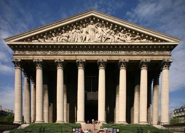 Arquitetura neoclássica: Igreja de la Madeleine