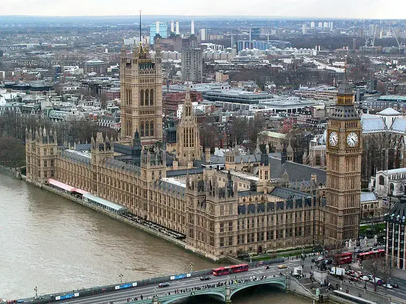 Arquitetura romântica: Palácio de Westminster