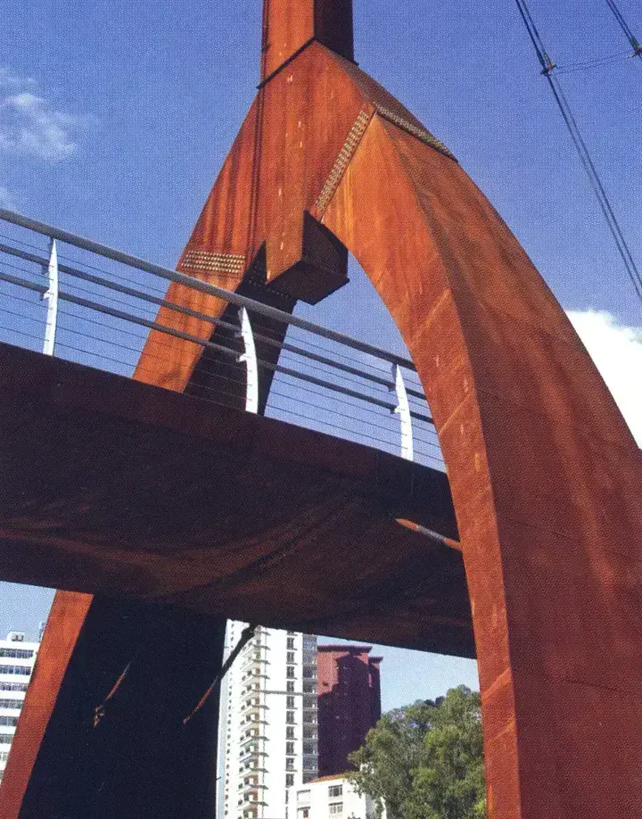 O que é aço corten: ponte de aço corten