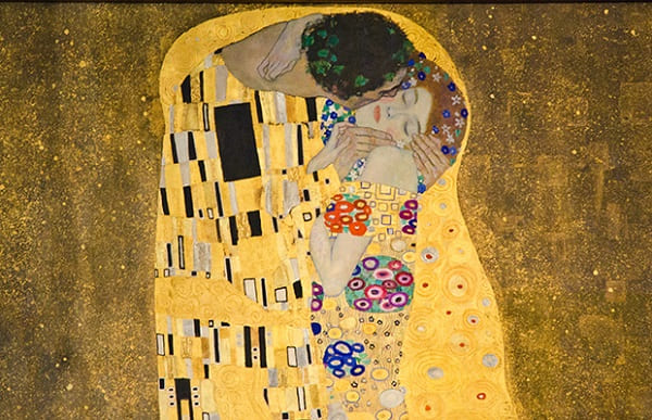 Art Nouveau: Gustave Klimt (O Beijo)