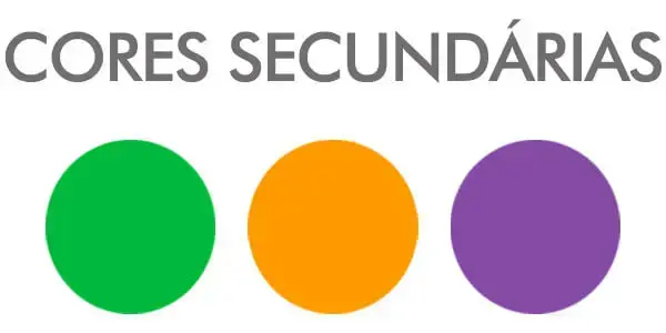 Cores secundárias