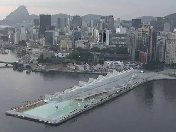 Museu do Amanhã: vista aérea