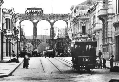 Arcos da Lapa: Avenida Mem de Sá antigamente