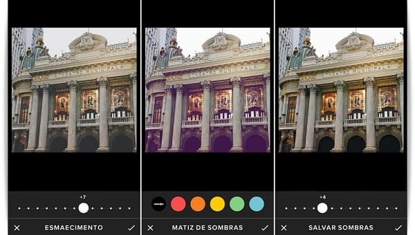 Editor de fotos profissional: VSCO - efeitos de esmaecimento e matiz de sombras