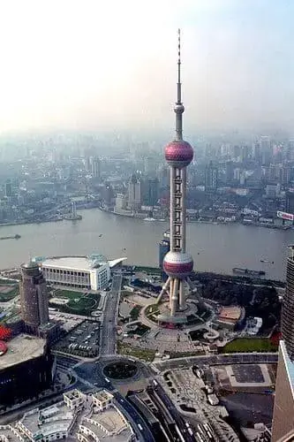 Torre mais alta do mundo: Torre Pérola Oriental (5ª posição) 