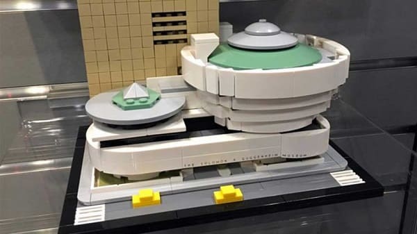 LEGO Arquitetura: Museu Solomon R. Guggenheim montado (foto: Architectural Digest India)