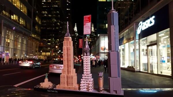 LEGO Arquitetura: Nova York em rua da cidade (foto: BrickNerd)