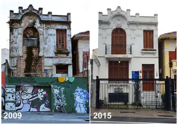 Casas Antigas: imóvel restaurado em São Paulo (foto: São Paulo Antiga)