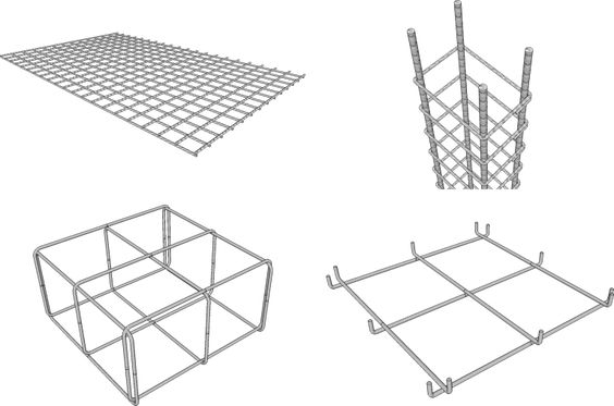 Concreto armado: exemplos de estruturas de concreto armado (foto: Blog Pra Construir)