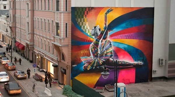 Kobra grafite: a Bailarina (Moscou)