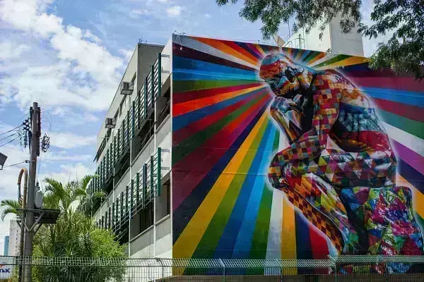 6. Kobra grafite: Pensador, Senac Tatuapé, em São Paulo