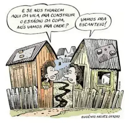 Gentrificação: charge