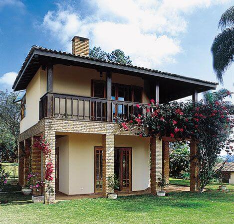 Tipos de Casas: Casa de Alvenaria (foto: Revista Viva Decora)