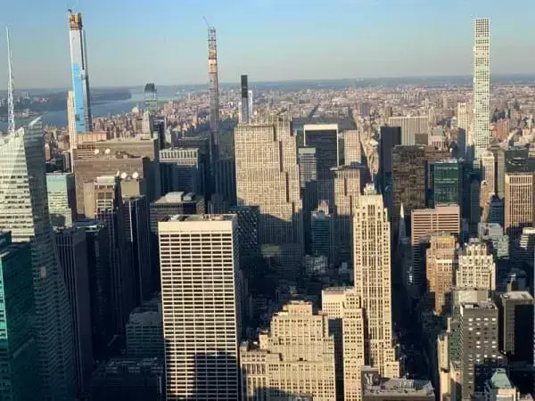 Empire State Building: vista do observatório do 102º andar (foto: dicas Nova York) Empire State Building: vista do observatório do 102º andar (foto: dicas Nova York)