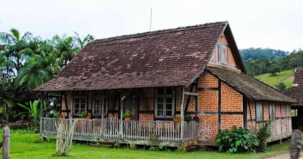 Enxaimel: casa em Pomerode - SC (foto: raphanomundo)