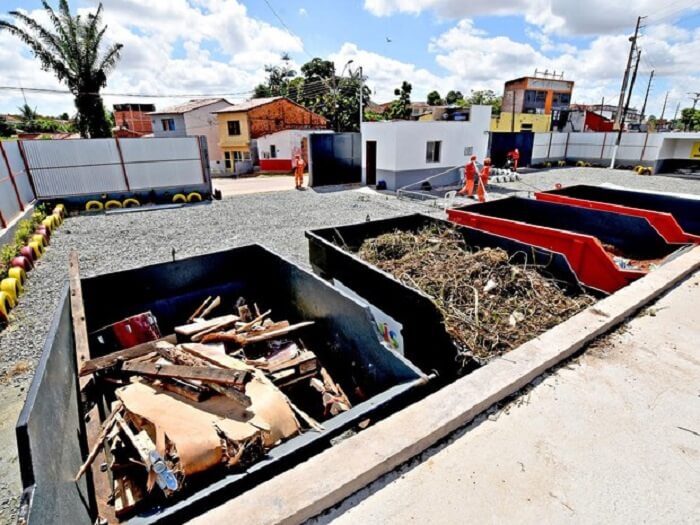 O descarte de entulho pode ser direcionado aos ecopontos. Foto: Prefeitura de Caraguatatuba