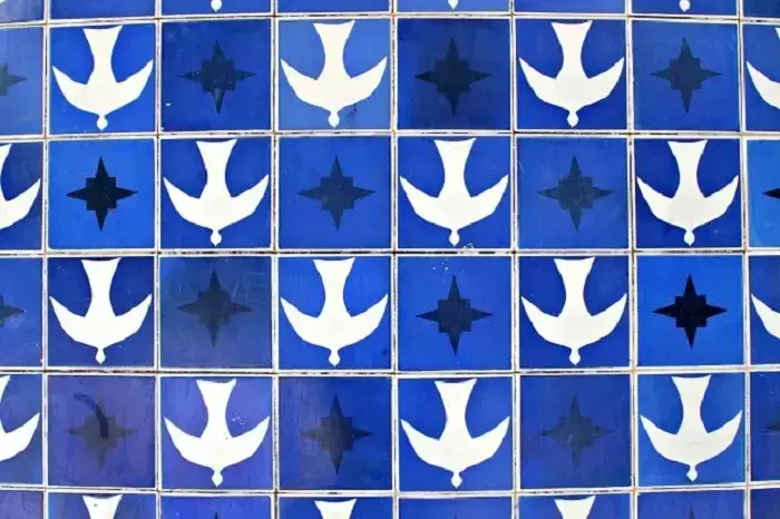 Azulejos Athos Bulcão imprimem tradição e modernidade. Fonte: Fundação Athos Bulcão