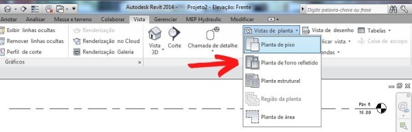 Planta de forro refletido no Revit (foto: DocPlayer.com - Material de Paulo Sena e Tito Sena)