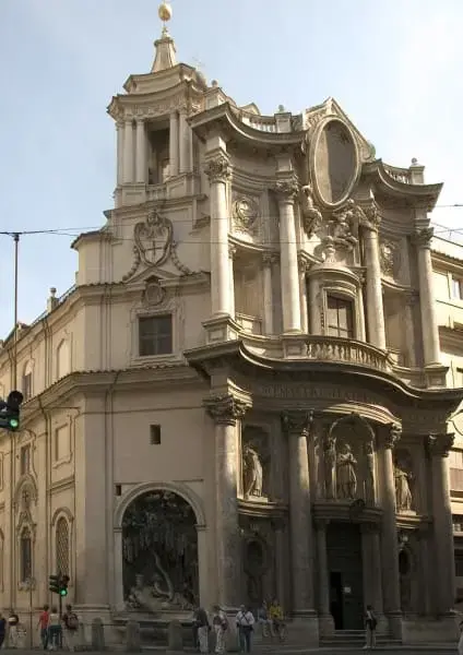 Igreja Barroca: Igreja de São Carlos nas Quatro Fontes (Itália) foto: Flickr