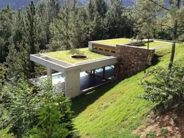 Programa de necessidades: terreno em declive (foto: Escritório de Arquitetura 8HAUS)