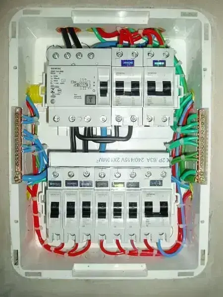 Quadro de distribuição horizontal foto Soluções Industriais