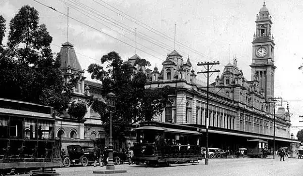 Estação da Luz no início do século XX foto History