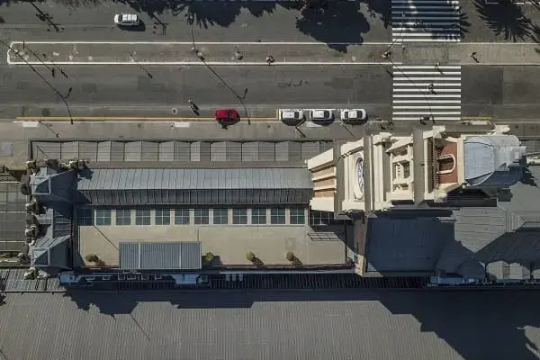 Museu da Língua Portuguesa - Vista aérea do Mirante Paulo Mendes da Rocha foto Eduardo Knapp