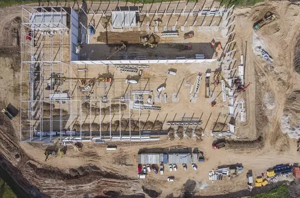 O que é canteiro de obras layout foto CREA Alagoas