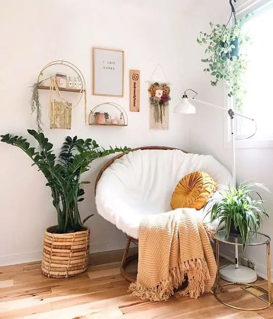 Decoração instagramável em casa - uso de plantas traz charme e beleza foto atelierevestimentos.com.br