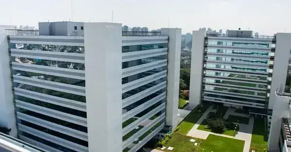 Fachada em ACM em prédios foto aluparts.com.br