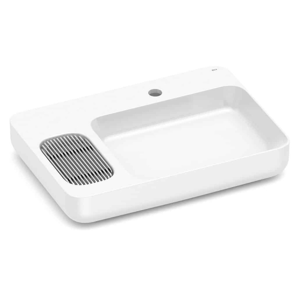 Cuba Apoio com Válvula Oculta 600x420 Infinity Branco