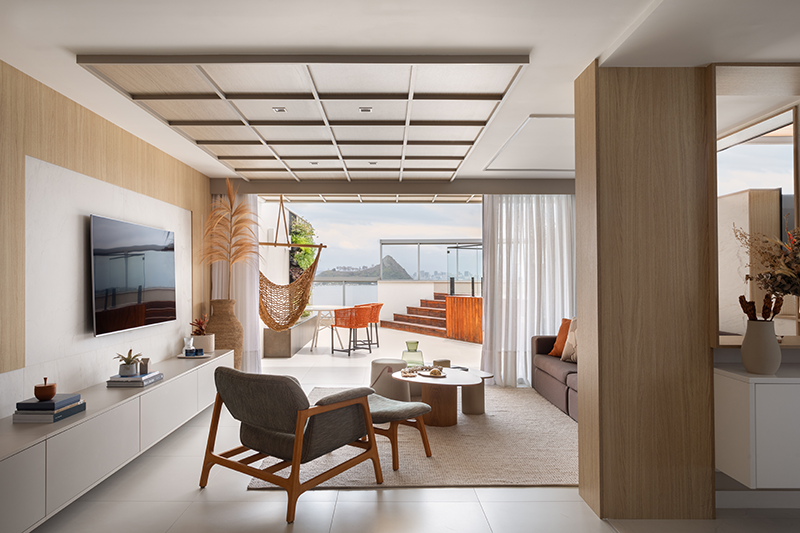 Projeto: Felipe Rohen| Cobertura de 305 m² combina estilo e personalidade em cada detalhe