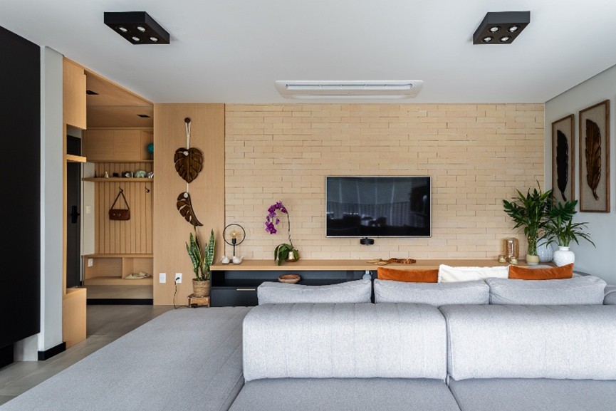 Apartamento no Morumbi une arte, identidade e sofisticação em 90 m²