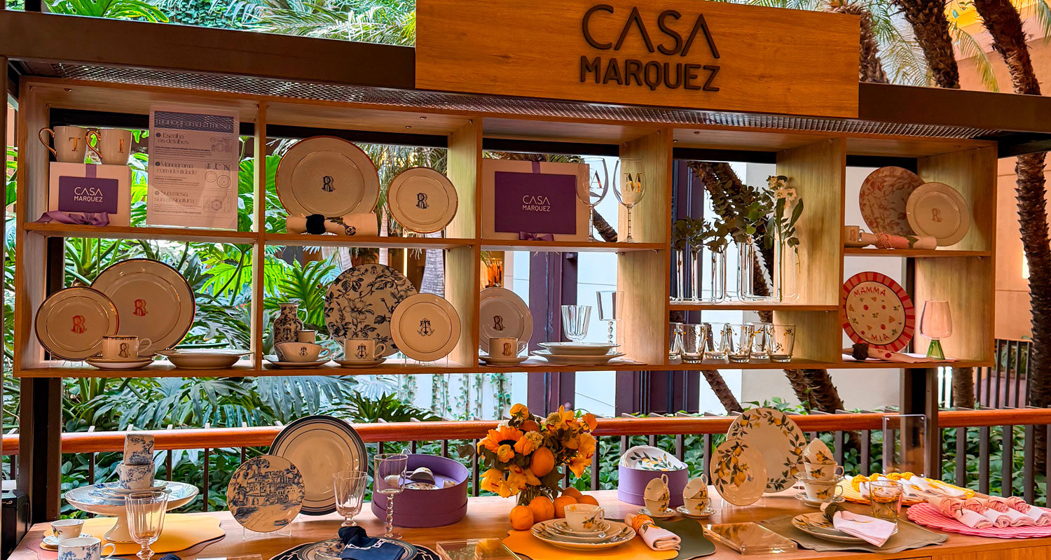 Casa Marquez leva sofisticação da mesa posta ao Shopping Cidade Jardim