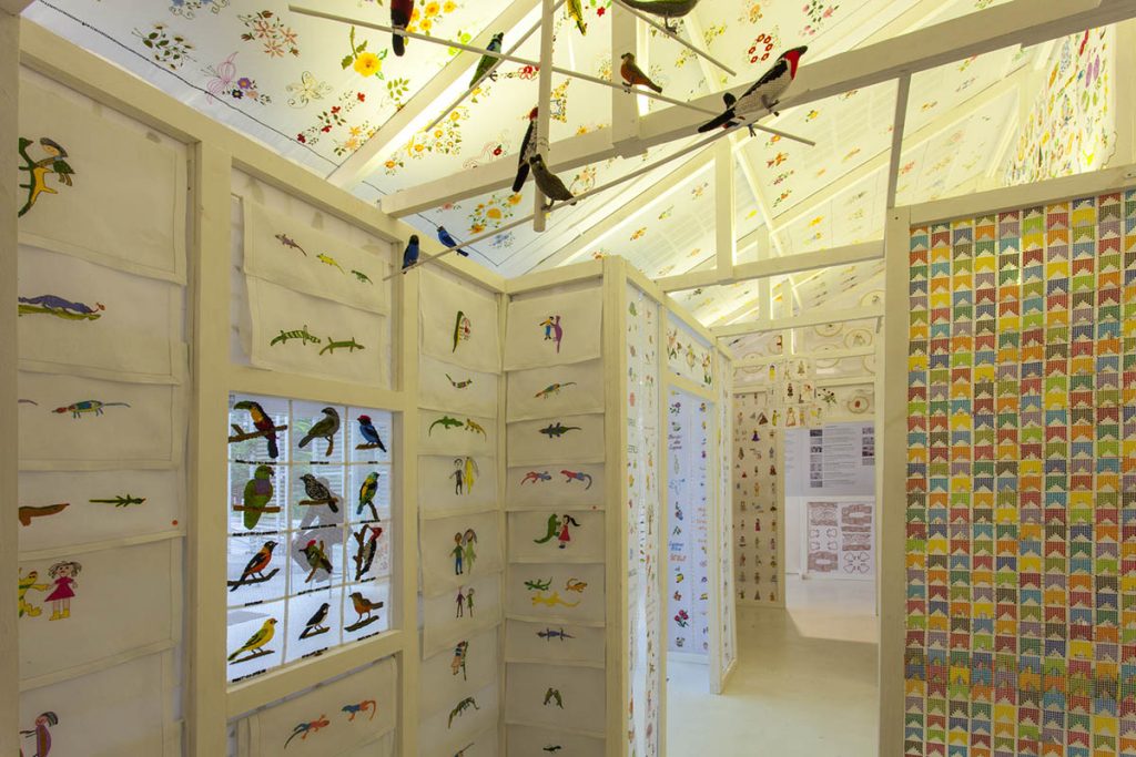 Exposição Casa Bordada. Créditos: Marcos Muzi